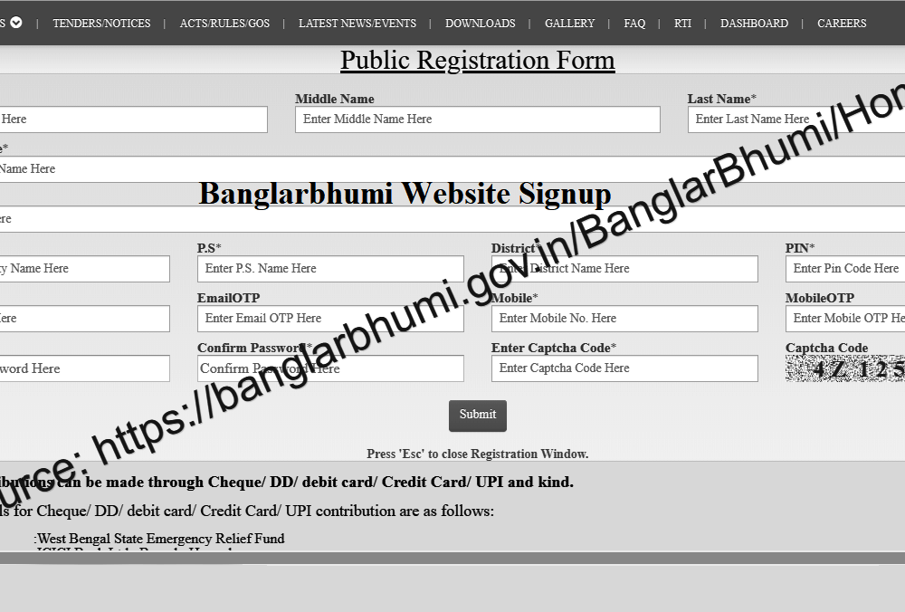 banglarbhumi customer care number
